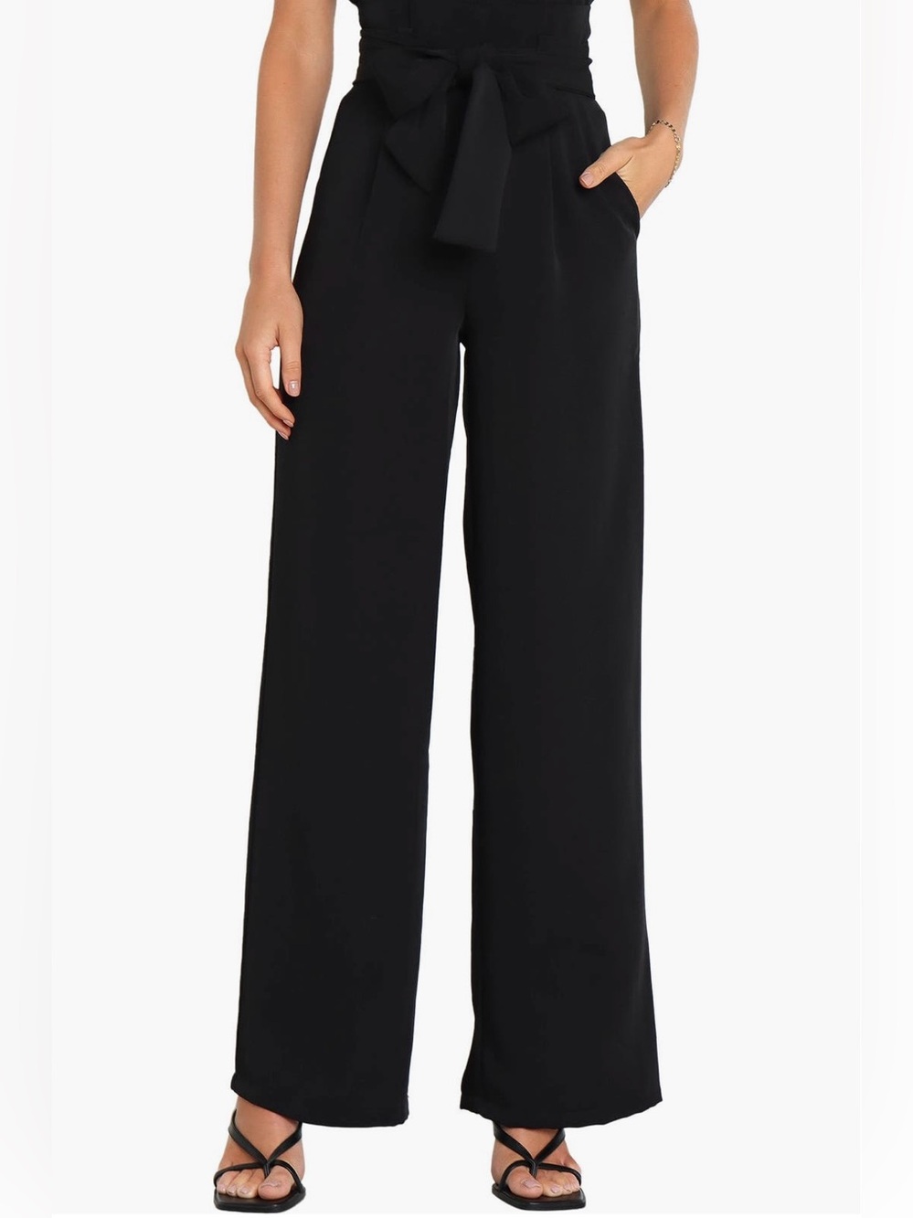 Petal & Pup Kieran Tie Waist
Wide Leg Pants 4